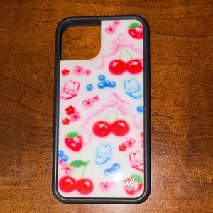Cherry Blossom IPhone 13 Case - Black and Red
